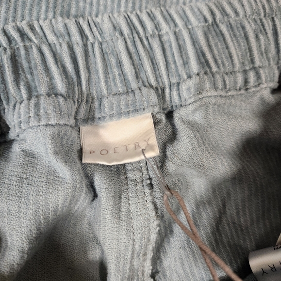 Corduroy Stretch Waist Band Poetry Pants Size 18 Duck Egg Blue - Picture 3 of 4